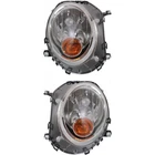 For Mini Cooper Hatchback Headlight 2007-2013 Pair Passenger And Driver Halogen New. Price: $380.81.