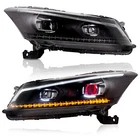 Customized Led Headlights With Demon Eyes For 2008-2012 Honda Accord Sedan Only New. Price: $319.99.