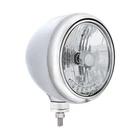 7" Chrome Guide Crystal Headlight Assembly Bucket W/ 6 Amber Auxiliary Leds New. Price: $149.49.