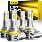 Auxito 9005 + H11 Led Headlight Bulbs Kit High Low Beam Bright Cool White 6500K New. Price: $59.84.
