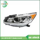 1PCS Lh Headlight Assembly For Honda Accord 2016-2017 Clear Lens Chrome Halogen New. Price: $78.50.