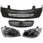 Bumper Cover Headlight Kit For 2005-06 Nissan Altima With Grille Assembly Front New. Price: $322.38.
