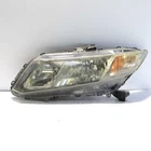 2013-2015 Honda Civic Halogen Left Side Headlight Assembly Oem 33150-TR0-A51 Used. Price: $54.00.