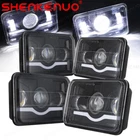4PCS 4X6" Black Led Headlights Hi-lo Drl Ford Thunderbird Mustang Shenkenuo New. Price: $125.30.