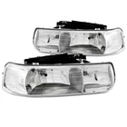 Anzo For 1999-2002 Chevrolet Silverado 1500 Crystal Headlights Chrome New. Price: $138.99.