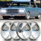 4PC 5.75" 5-3/4" Halogen Headlights Hi-lo Beam For Chevy Chevelle 1964-1968 1970 New. Price: $78.99.