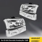 Kac For 2003-2006 Chevrolet Avalanche Silverado Waterproof Headlight Assembly New. Price: $62.99.