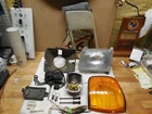 Lot Of Mercedes Late W126 Lh Headlamp Repair Parts #1268200959 / 0302454001 Used. Price: $115.00.