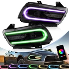 Vland Rgb Led Projector Headlights For Dodge Charger 2011-2014 W/sequential L+r New. Price: $337.49.