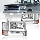 Fullux Led Drl Headlights 1992-1996 Ford F150 F250 F350 Bronco New. Price: $179.99.