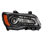 For Chrysler 300 13-14 Spyder Passenger Side Black Projector Headlight Led Drl New. Price: $183.72.