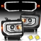 2016-2018 Gmc Sierra 1500 Hid/xenon Type Led Drl Projector Headlights Headlamps New. Price: $229.88.