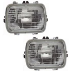 Left And Right Headlights Ford F-350 Super Duty 1999-2010 Halogen W/ Bulb/s New. Price: $93.05.