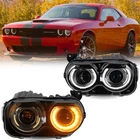 Pair Headlights For 2015-2022 Dodge Challenger Hid/xenon W/o Headlamps Lh New. Price: $228.40.