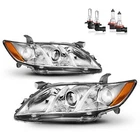 Left+right Headlights For 2007 2008 2009 Toyota Camry Chrome Headlamps W/ Bulbs New. Price: $83.98.