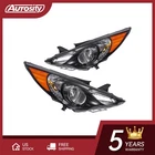 Headlight Assembly For 2011-2014 Hyundai Sonata 2.0/2.4L Halogen Projector Black New. Price: $101.99.