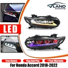 Pair Vland Led Headlights For Honda Accord 18-2022 10/10.5 W/start Up Animation New. Price: $431.19.