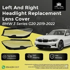 2019-2022 Bmw 330I M340I Left Right Led Headlight Lens Cover Oe Quality Laser New. Price: $79.99.