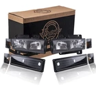 Brock Performance 8 Piece Light Set Black Chevy C/k Pickup Suburban Blazer New. Price: $90.90.
