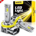Auxito H11 H8 H16 Led Headlight Bulbs High Low Beam Super Bright 33000LM Canbus New. Price: $144.49.