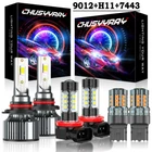 6PCS 9012+H11+7443 Led Headlight High Low Beam+ Fog Drl Bulbs Kit New. Price: $39.99.