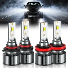 Set Of 4 Chusyyray 9005 H11 Led Headlight Bulbs High & Low Beam Kit 6500K White New. Price: $31.99.