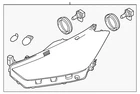 Genuine Nissan Composite Assembly 26060-5R00A New. Price: $427.61.
