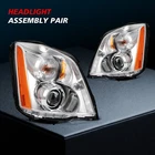Headlamp For Cadillac Dts 2006-2011 Clear Lens Projector Headlight Assembly Pair New. Price: $235.99.
