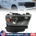 Black W/ Bulbs Halogen Headlight For Dodge Ram 1500 2019-2024 Passenger Right New. Price: $101.58.