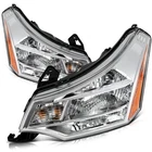 Pair Headlights Assembly 2008-2011 Ford Focus Chrome Clear Lens Left+right New. Price: $107.50.