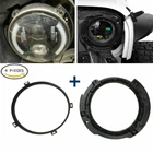 Hooke Road Headlight Replacement Mount Ring Kit For 07-18 Jeep Wrangler Jk New. Price: $27.79.