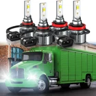 For Kenworth T460 Straight Truck 8.9L 2016-2020 Led Headlight Bulbs High Low Kit New. Price: $34.99.