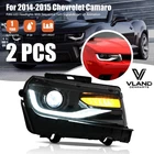 2XFOR 2014-2015 Chevrolet Camaro Chevy Led Projector Headlight W/start Animation New. Price: $359.99.