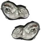 For Mercedes-benz C230 C320 Sedan Headlight 2005-2007 Driver And Passenger Pair New. Price: $284.09.