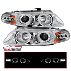 Projector Headlights Fits 1997-2000 Chrysler Sebring Dodge Avenger Led Halo Lamp New. Price: $159.49.