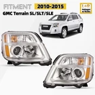 Halogen Headlight For 2010-2015 Gmc Terrain Sl/slt/sle Chrome Left+right Pair New. Price: $124.00.