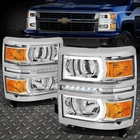 Led Drl+u Tube Bar For 14-15 Silverado Projector Headlight/lamps Chrome/amber New. Price: $240.24.