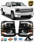 Headlights For 2014-2015 Chevy Silverado 1500 Led Drl Projector Lamps Left&right New. Price: $319.99.
