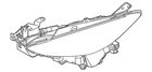 Genuine Mazda Composite Headlamp BPW1-51-0L0 New. Price: $349.07.