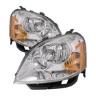 Fits 2005-2007 Ford Five Hundred 500 Headlights Pair Halogen Chrome Set New. Price: $203.33.