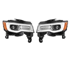 Set For Jeep Grand Cherokee 2017-2021 Headlight W/auto Leveling Chrome Xenon/hid New. Price: $324.90.