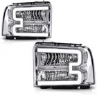 Led Headlight Assembly 2005-2007 Ford F250 F350 F450 F550 Super Duty New. Price: $142.99.