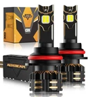 Auxbeam Gx 9007 HB5 Led Headlight Bulbs High Low 120W 25000LM 6500K White New. Price: $59.99.