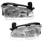 For 1993-1997 Geo Prizm Pair Headlights Driver And Passenger Side-bulbs Incl. New. Price: $101.72.