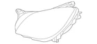 Genuine Mercedes-benz Headlamp Assembly Left 172-906-86-00 New. Price: $396.73.