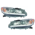 Headlights Halogen W/led Left Right Pair Capa Fits 2016-2017 Honda Accord Sedan New. Price: $277.18.