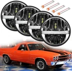 5-3/4" Led Headlights 4PCS Round Drl Hi/low Beam H5001 H5006 For Truck Car Dodge New. Price: $154.40.