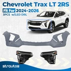 For 2024-2026 Chevrolet Trax Front Bumper Cover Headlights Kit W/ Tow Hook New. Price: $313.99.