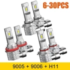 Auxito Combo 9005+9006+H8 Led Headlight Kit Bulbs Hi/lo Beam White 30000LM6-30X New. Price: $244.67.
