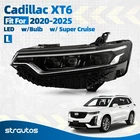 For 2020-2025 Cadillac XT6 Led Projector Headlight W/ Super Cruise &bulb Left Lh New. Price: $387.99.